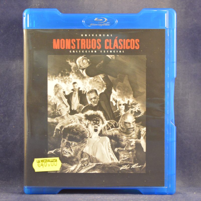 MONSTRUOS CLÁSICOS - UNIVERSAL COLECCIÓN ESENCIAL: LA NOVIA DE FRANKENSTEIN / LA MUJER Y EL MONSTRUO / DRÁCULA / EL DOCTOR FRANKENSTEIN / EL HOMBRE INVISIBLE / LA MOMIA / EL HOMBRE LOBO / EL FANTASMA DE LA ÓPERA / DRÁCULA 1979 - 9 BLU-RAY