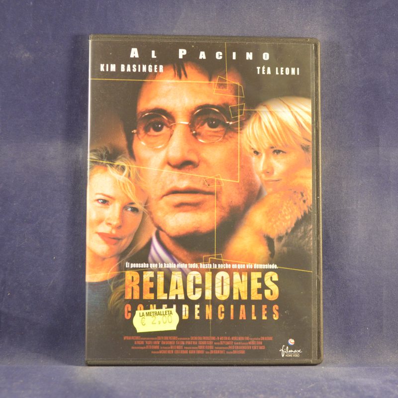 RELACIONES CONFIDENCIALES - DVD CAJA FINA