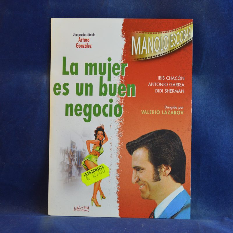 LA MUJER ES UN BUEN NEGOCIO - DVD CARÁTULA DE CARTÓN