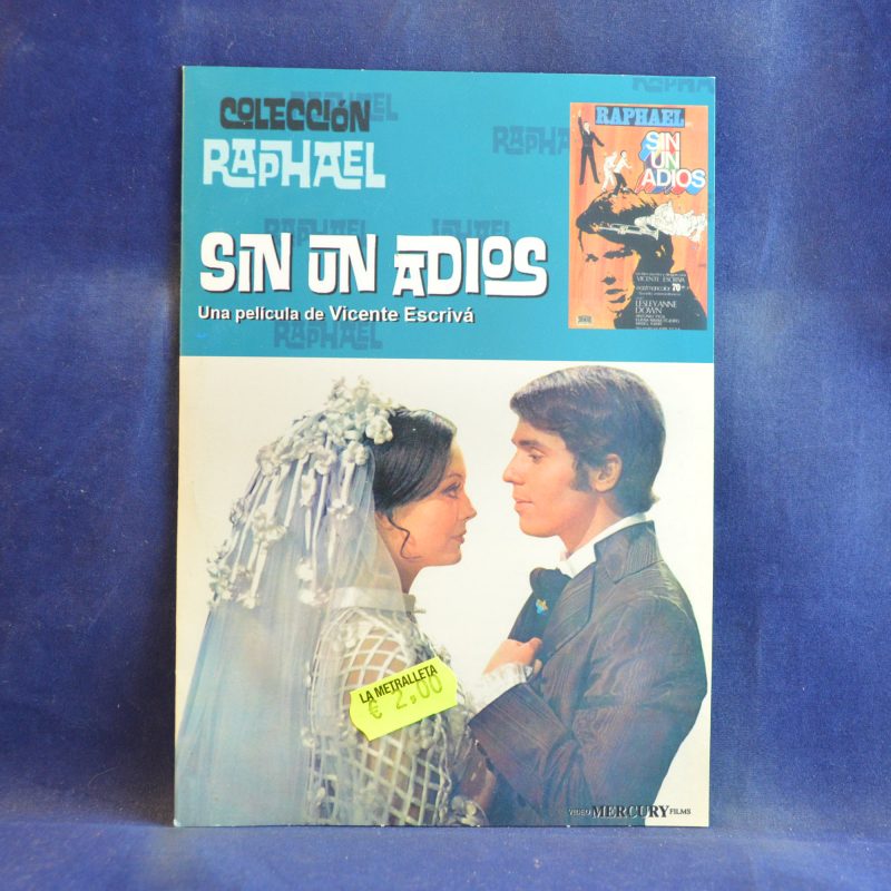 SIN UN ADIÓS - DVD CARÁTULA DE CARTÓN