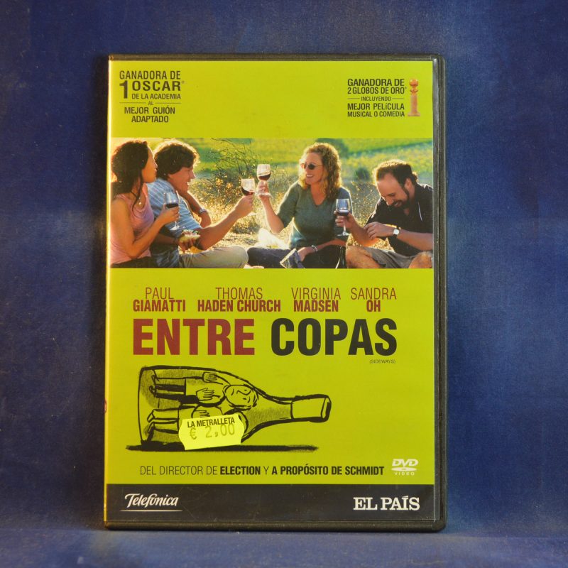 ENTRE COPAS - DVD CAJA FINA