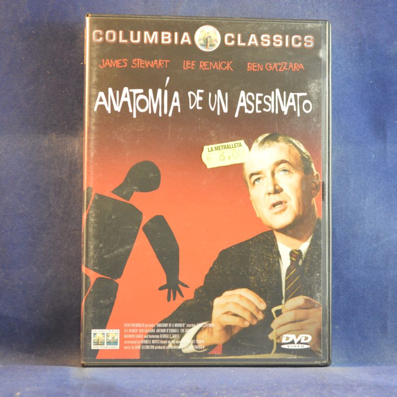 ANATOMÍA DE UN ASESINATO - DVD