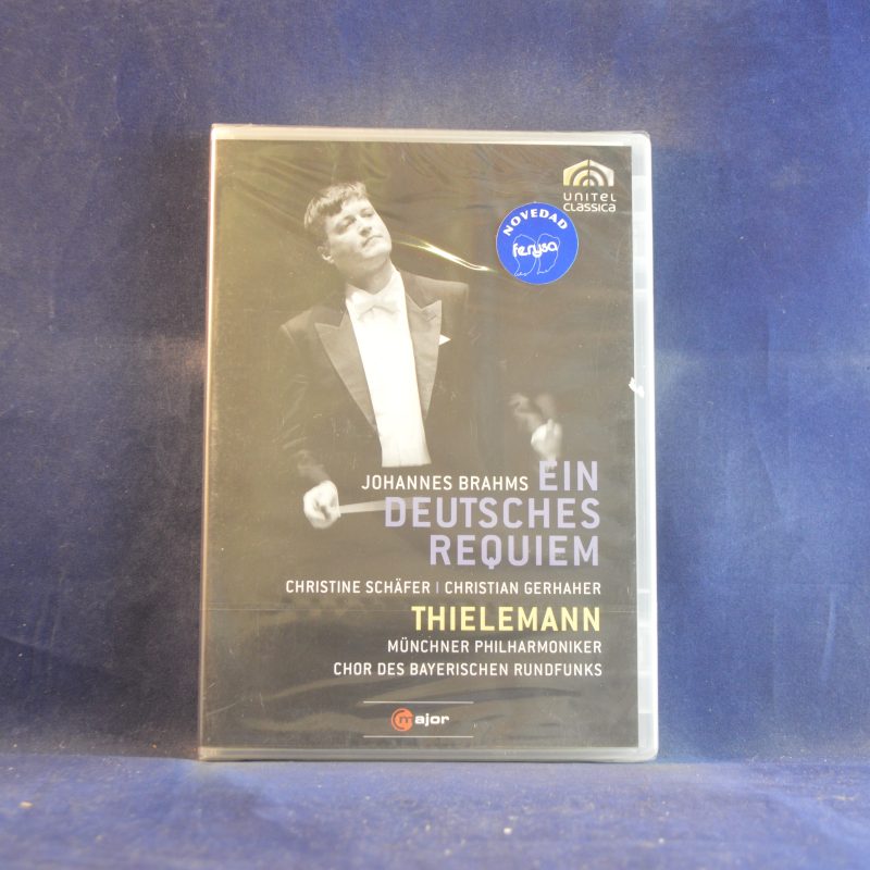 JOHANNES BRAHMS, CHRISTINE SCHÄFER, CHRISTIAN GERHAHER, THIELEMANN, MÜNCHNER PHILHARMONIKER, CHOR DES BAYERISCHEN RUNDFUNKS – EIN DEUTSCHES REQUIEM - DVD