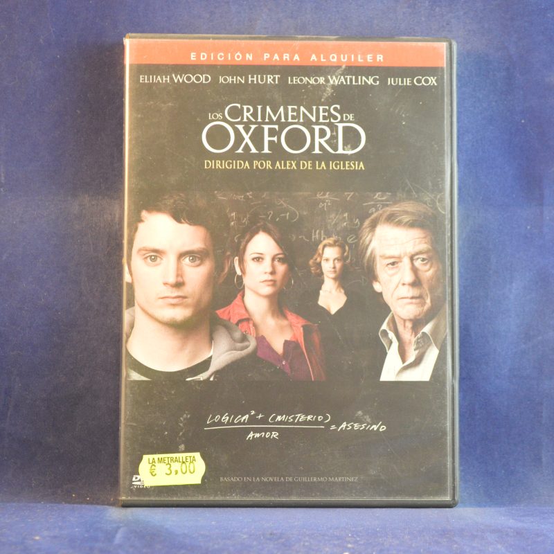 LOS CRIMENES DE OXFORD - DVD