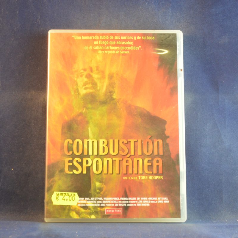 COMBUSTIÓN ESPONTÁNEA - DVD