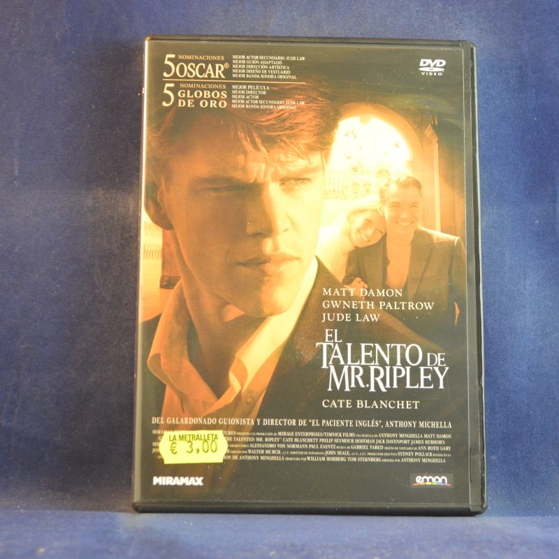 EL TALENTO DE MR . RIPLEY -DVD