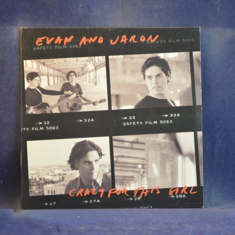 EVAN AND JARON – CRAZY FOR THIS GIRL - CD SINGLE