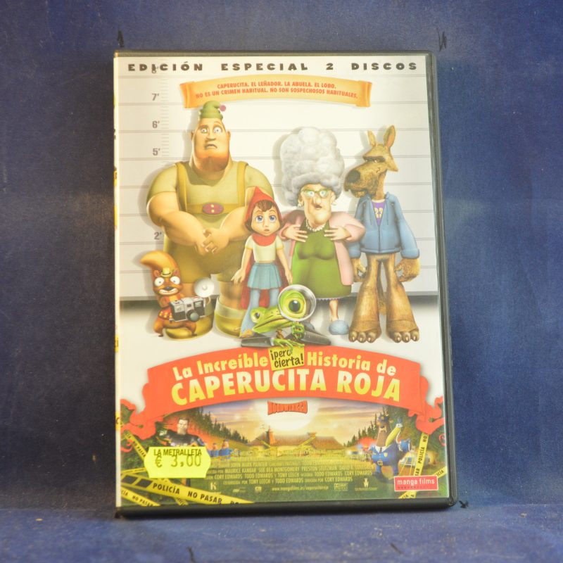 LA INCREÍBLE HISTORIA DE CAPERUCITA ROJA - 2 DVD