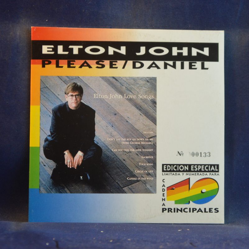 ELTON JOHN – PLEASE / DANIEL - CD SINGLE PROMO LOS 40 PRINCIPALES