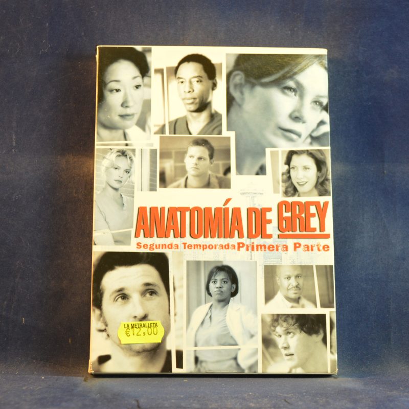 ANATOMÍA DE GREY - SEGUNDA TEMPORADA PRIMERA PARTE - 4 DVD