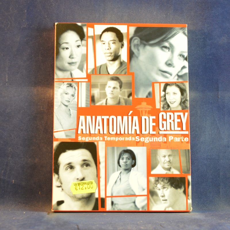 ANATOMÍA DE GREY - SEGUNDA TEMPORADA SEGUNDA PARTE - 4 DVD