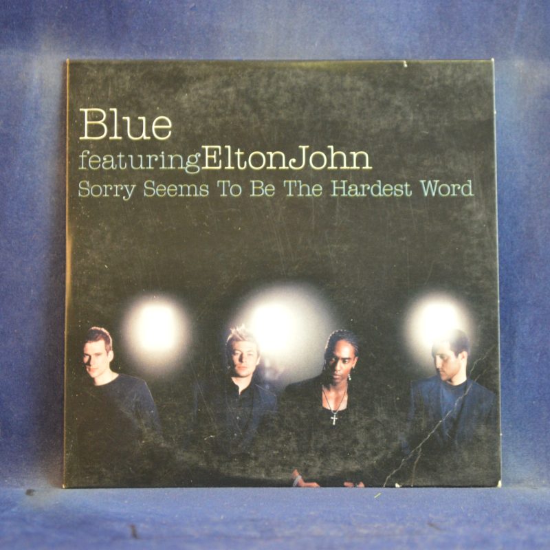 BLUE - FEATURING ELTON JOHN – SORRY SEEMS TO BE THE HARDEST WORD - CD SINGLE