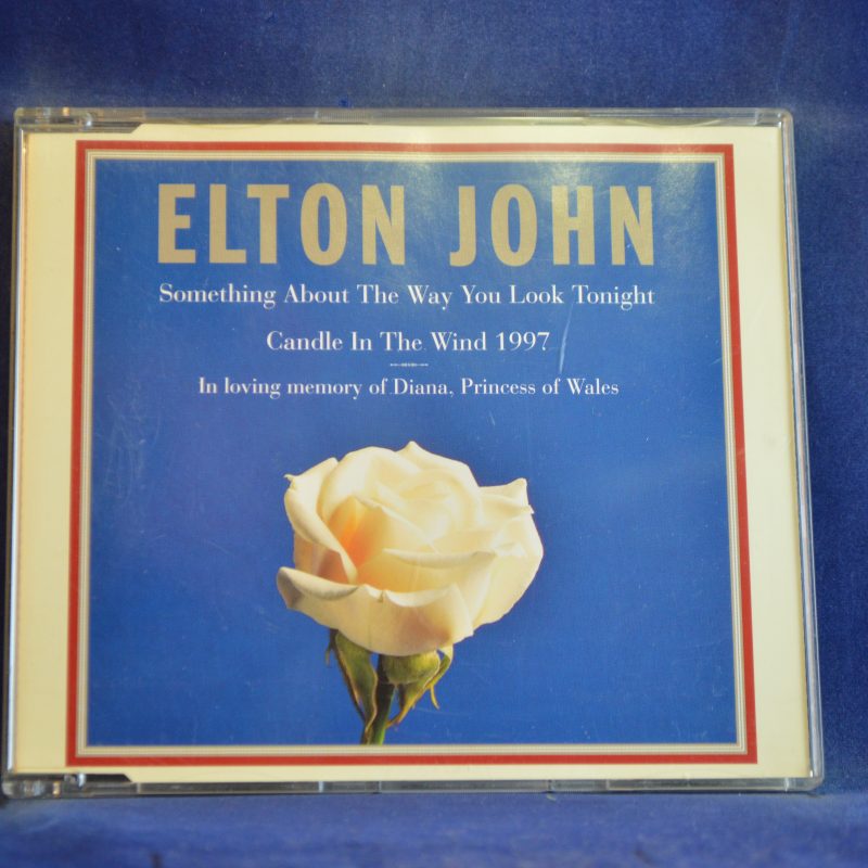 ELTON JOHN - SOMETHING ABOUT THE WAY YOU LOOK TONIGHT / CANDLE IN THE WIND 1997 - CD SINGLE