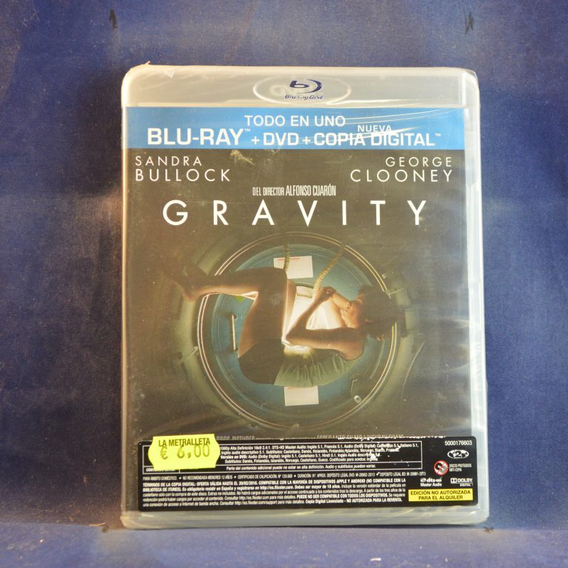 GRAVITY - BLU-RAY + DVD + COPIA DIGITAL