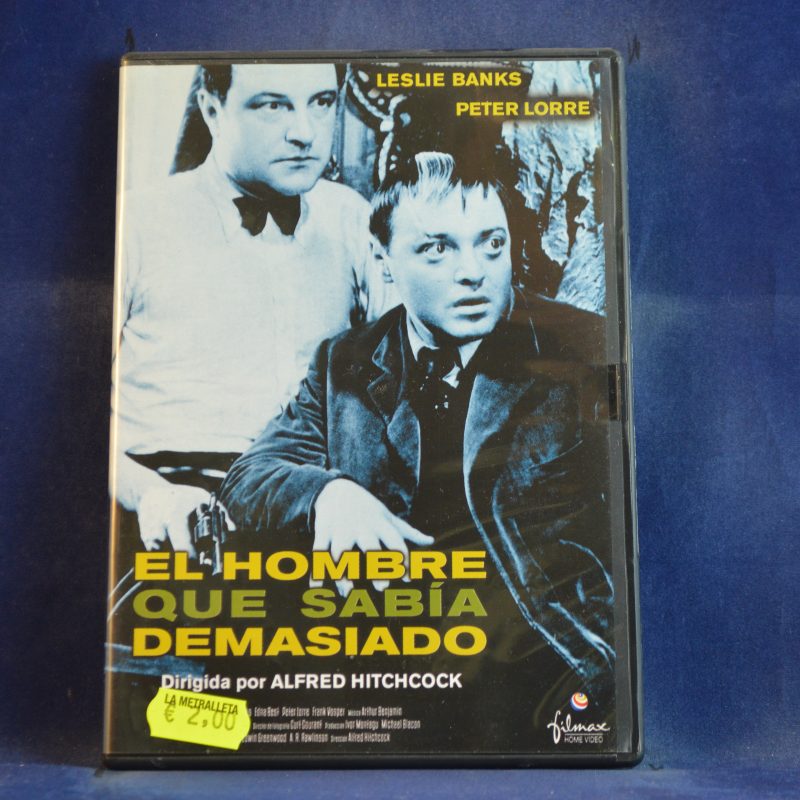 EL HOMBRE QUE SABÍA DEMASIADO - DVD CAJA FINA