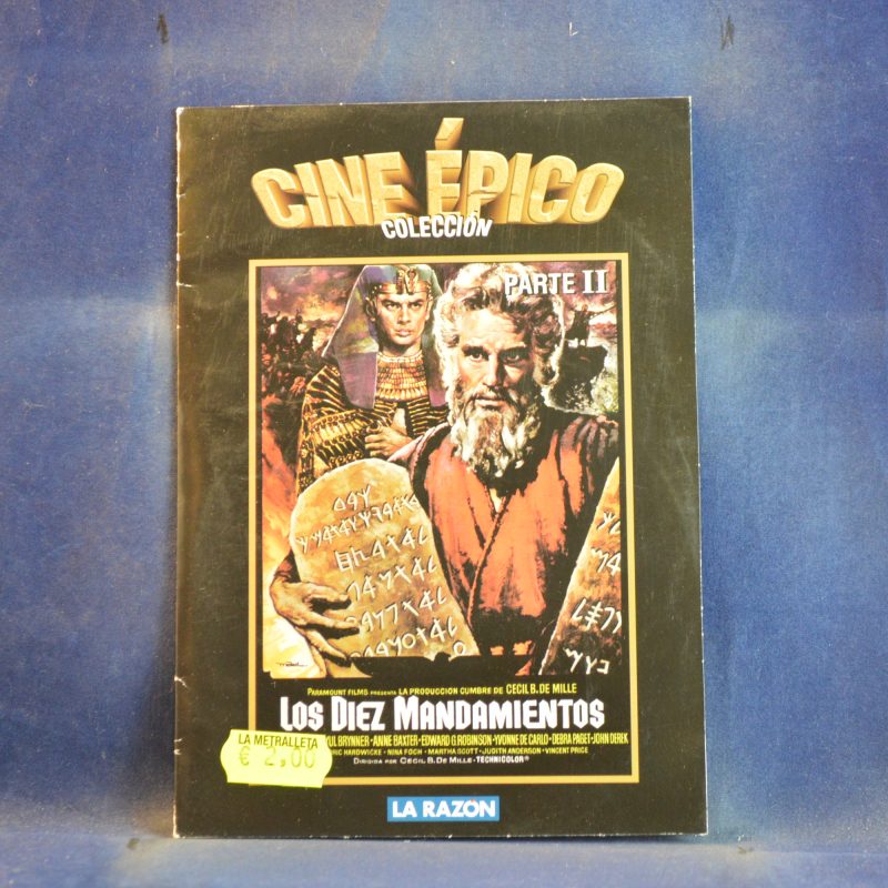 LOS DIEZ MANDAMIENTOS (PARTE II) - DVD CARÁTULA DE CARTÓN