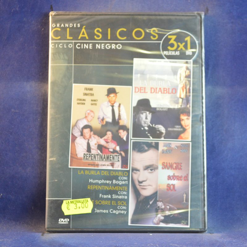 REPENTINAMENTE / LA BURLA DEL DIABLO / SANGRE SOBRE EL SOL - DVD CAJA FINA