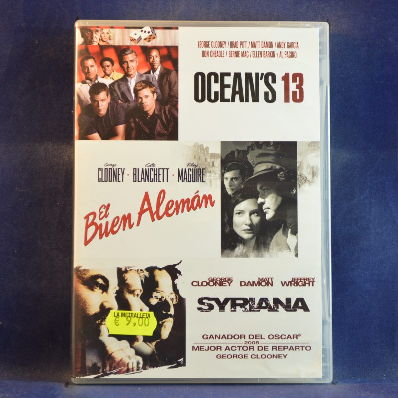 OCEAN´S 13 / EL BUEN ALEMÁN / SYRIANA - 3 DVD