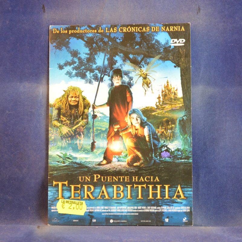 UN PUENTE HACIA TERABITHIA - DVD CARÁTULA DE CARTÓN