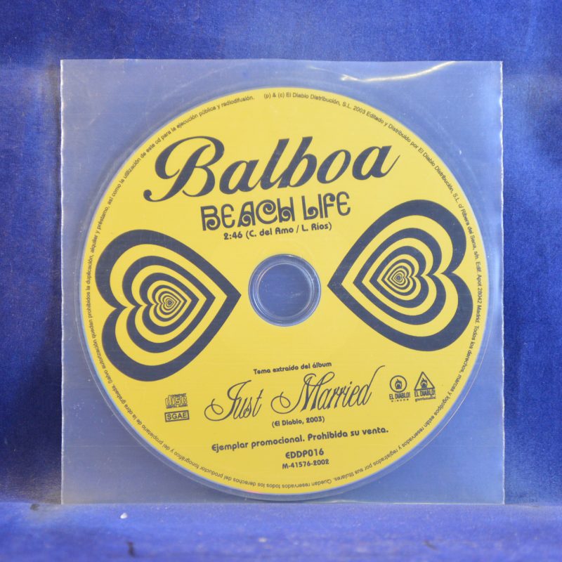 BALBOA - VIDA DE PLAYA - CD SINGLE