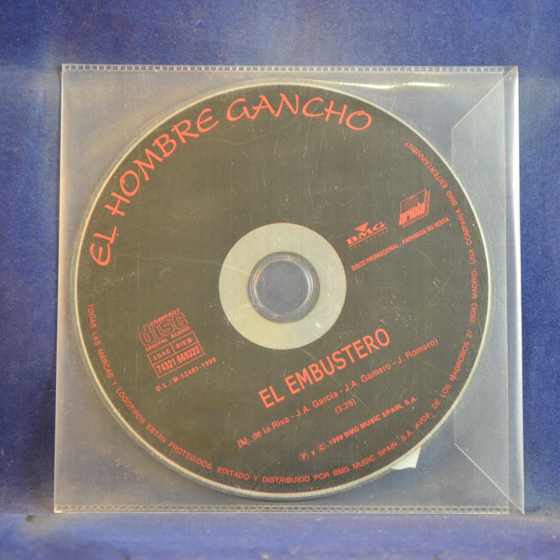 EL HOMBRE GANCHO – EL EMBUSTERO - CD SINGLE