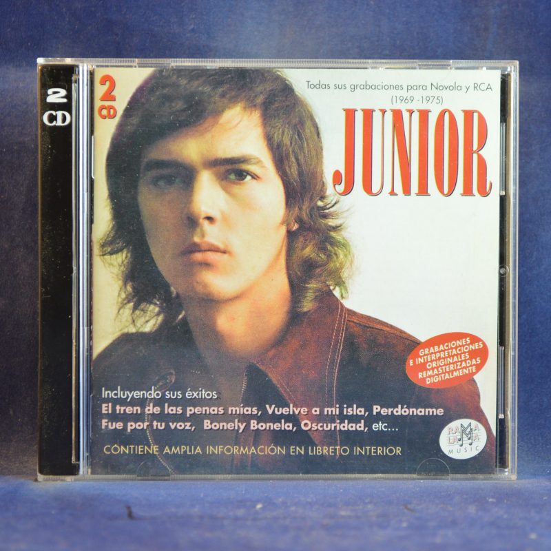 JUNIOR – TODAS SUS GRABACIONES PARA NOVOLA Y RCA (1969-1975) - 2 CD RAMA LAMA