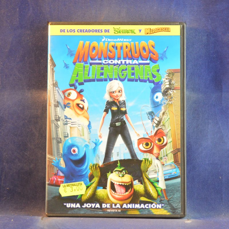 MONSTRUOS CONTRA ALIENÍGENAS - DVD