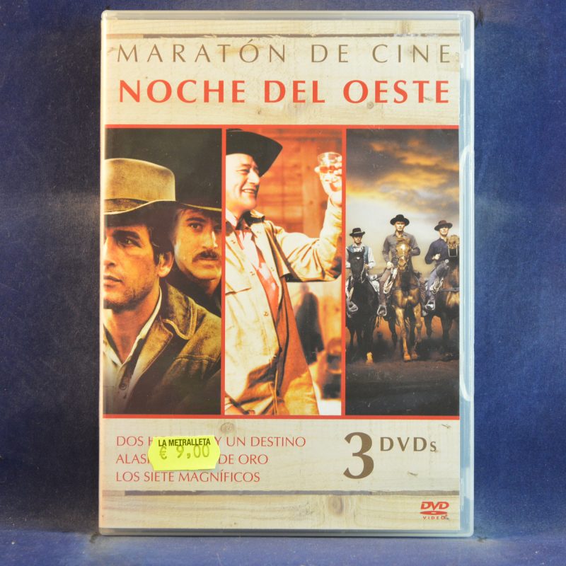 DOS HOMBRES Y UN DESTINO / ALASKA, TIERRA DE ORO / LOS SIETE MAGNÍFICOS - 3 DVD