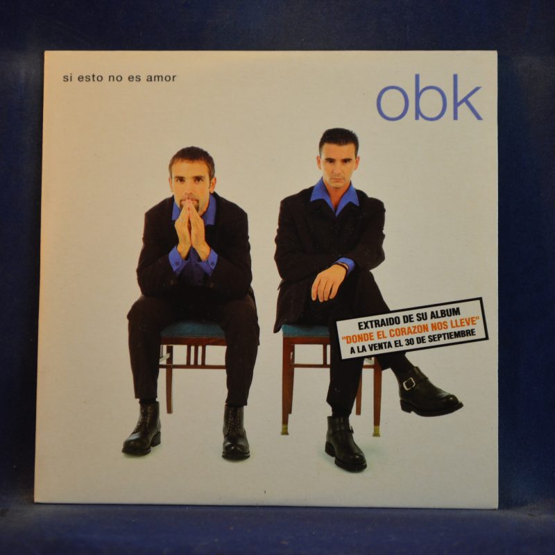 OBK - SI ESTO NO ES AMOR - CD SINGLE PROMO