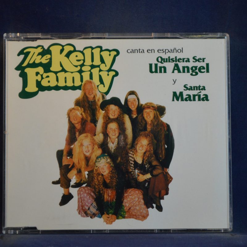 THE KELLY FAMILY - CANTA EN ESPAÑOL QUISIERA SER UN ANGEL / SANTA MARIA - CD SINGLE PROMO