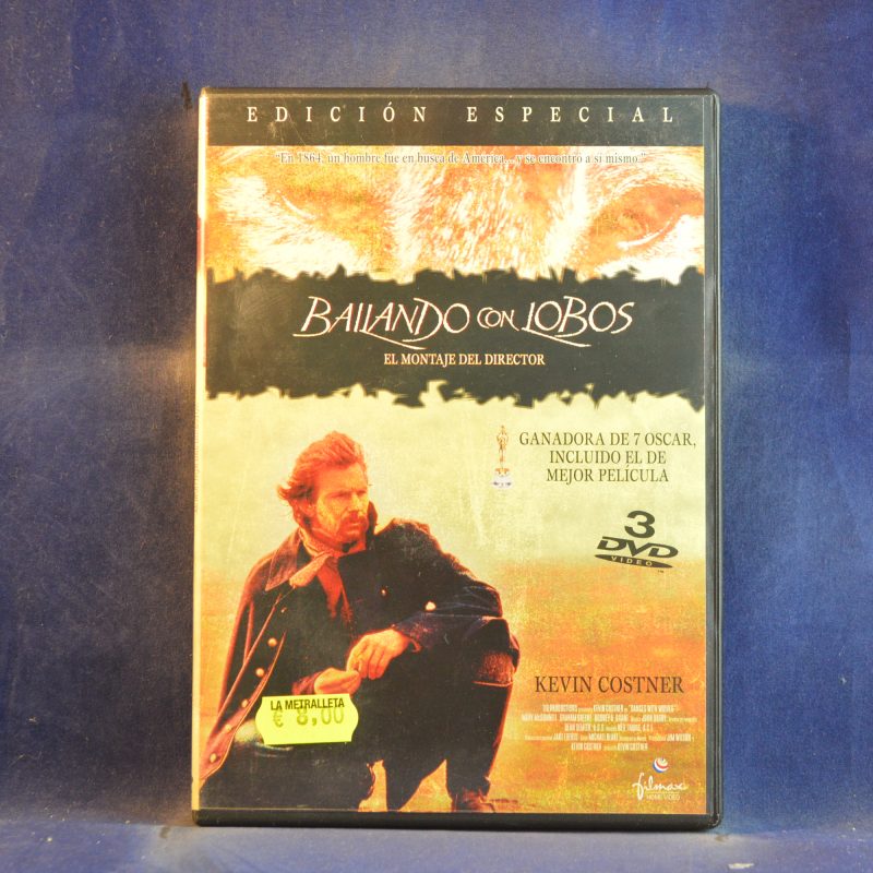 BAILANDO CON LOBOS - 3 DVD