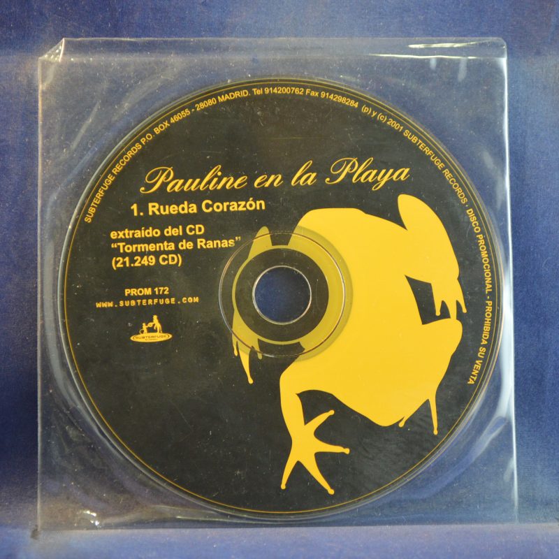 PAULINE EN LA PLAYA - RUEDA CORAZÓN - CD SINGLE PROMO