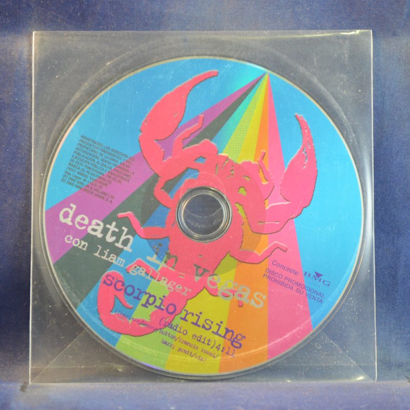 DEATH IN VEGAS CON LIAM GALLAGHER - SCORPIO RISING - CD SINGLE PROMO