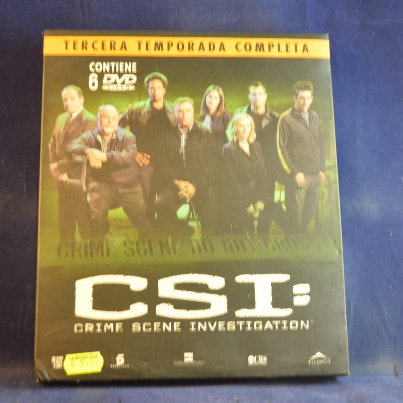 CSI: CRIME ESCENE INVESTIGATION - TERCERA TEMPORADA COMPLETA -  6 DVD