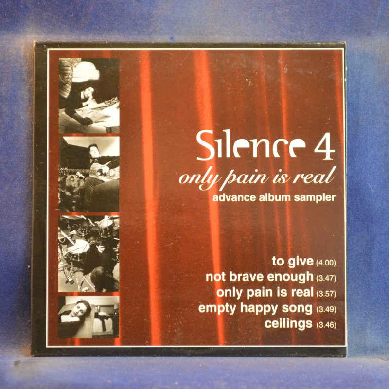 SILENCE 4 - ONLY PAIN IS REAL - CD SINGLE PROMO