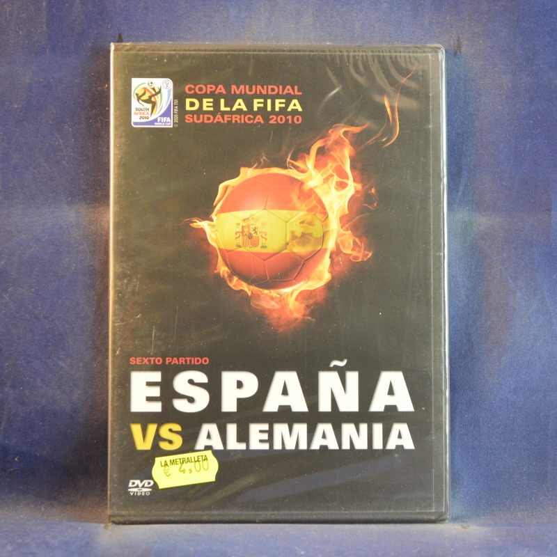 COPA MUNDIAL DE LA FIFA SUDÁFRICA 2010 - ESPAÑA VS ALEMANIA - DVD CAJA FINA