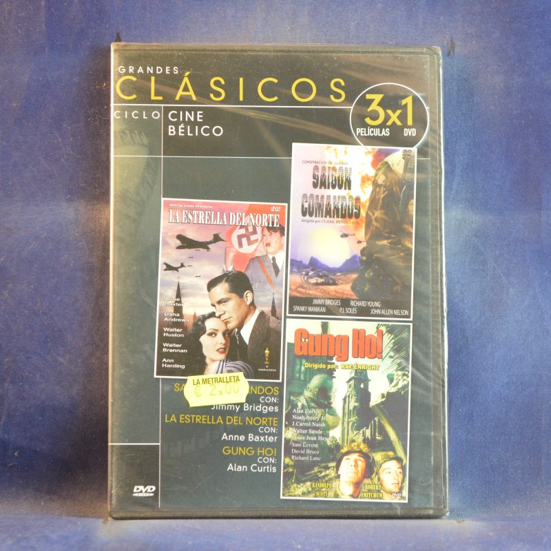 SAIGÓN COMANDOS / LA ESTRELLA DEL NORTE / GUNG HO! - DVD CAJA FINA