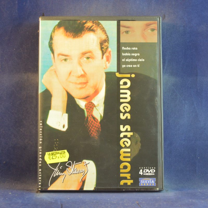 JAMES STEWART - FLECHA ROTA / BAHÍA NEGRA / EL SÉPTIMO CIELO / YO CREO EN TÍ  - 4 DVD
