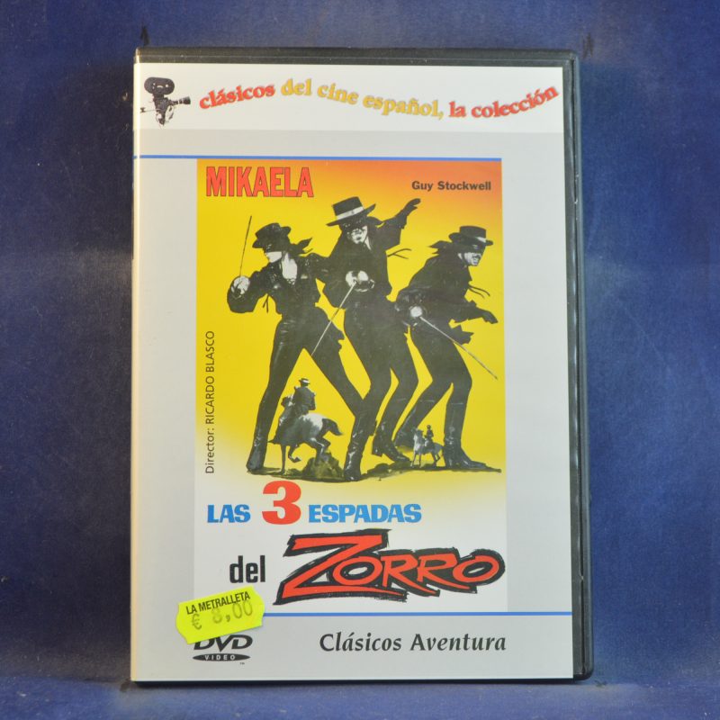 LAS 3 ESPADAS DEL ZORRO - DVD