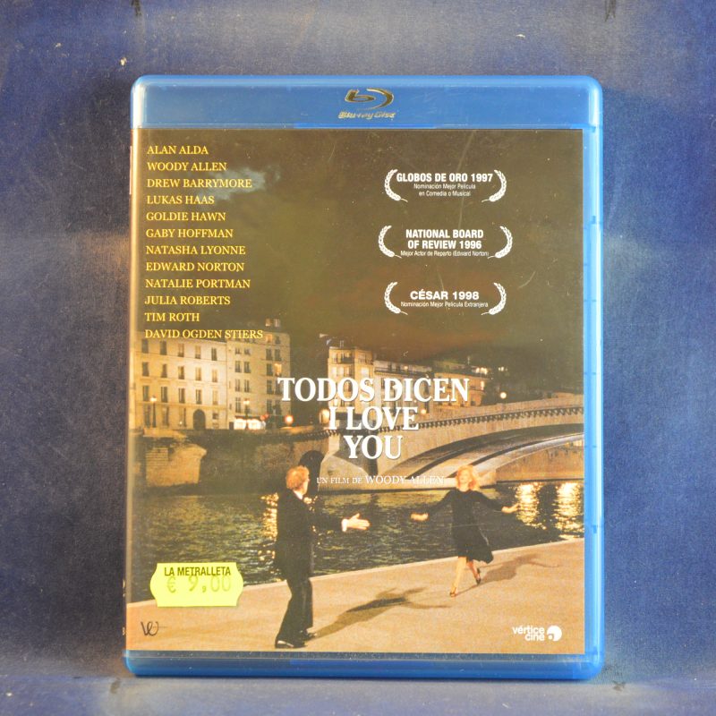 TODOS DICEN I LOVE YOU - BLU RAY