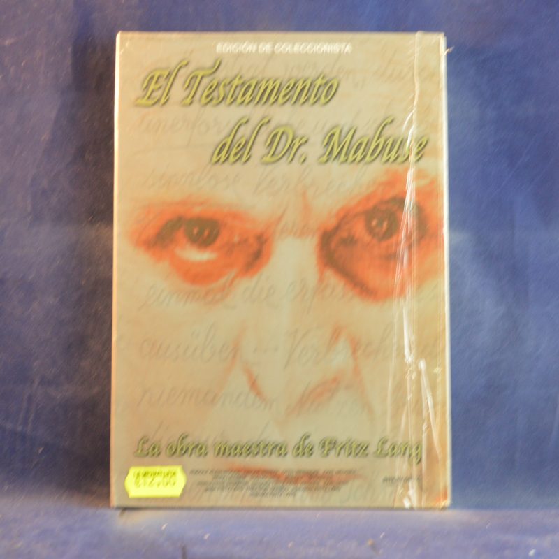 EL TESTAMENTO DEL DR. MABUSE - DVD