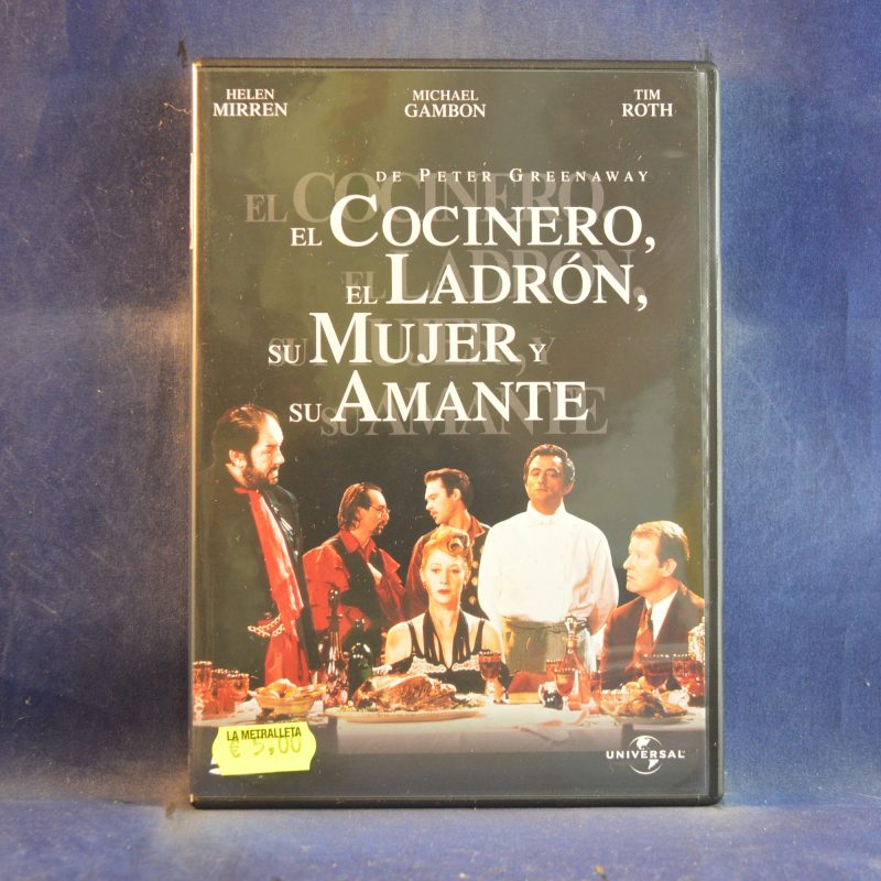 EL COCINERO, EL LADRÓN, SU MUJER Y SU AMANTE - DVD