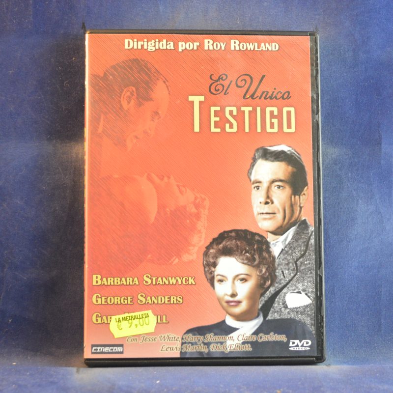 EL UNICO TESTIGO - DVD