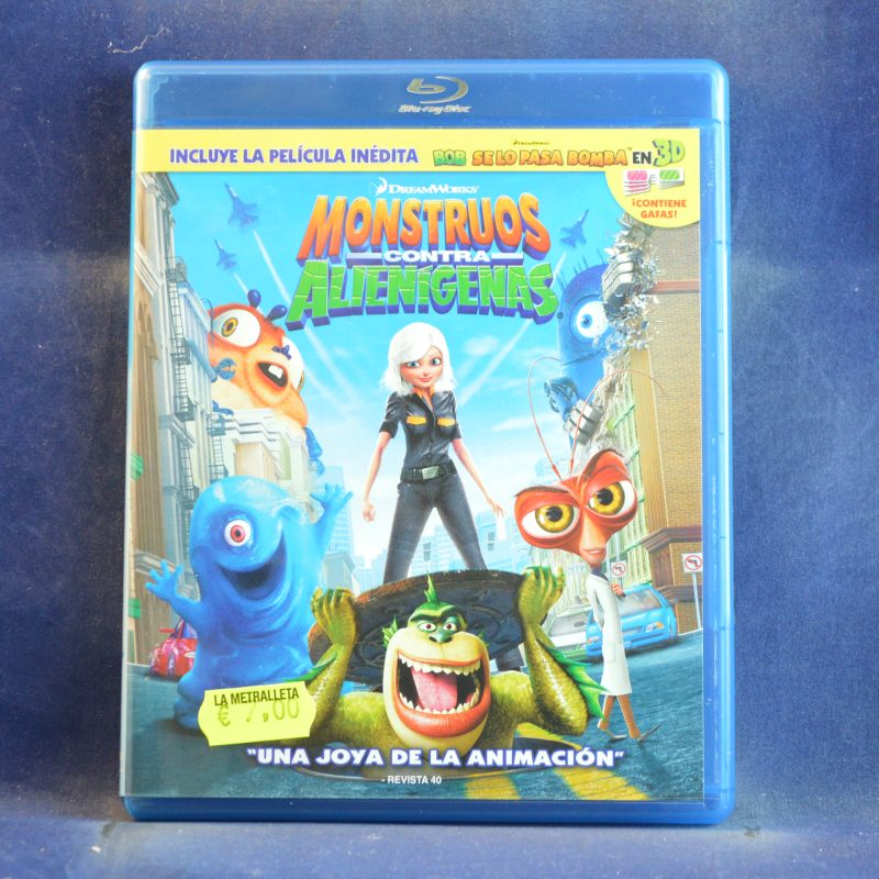 MONSTRUOS CONTRA ALIENÍGENAS - BLU-RAY