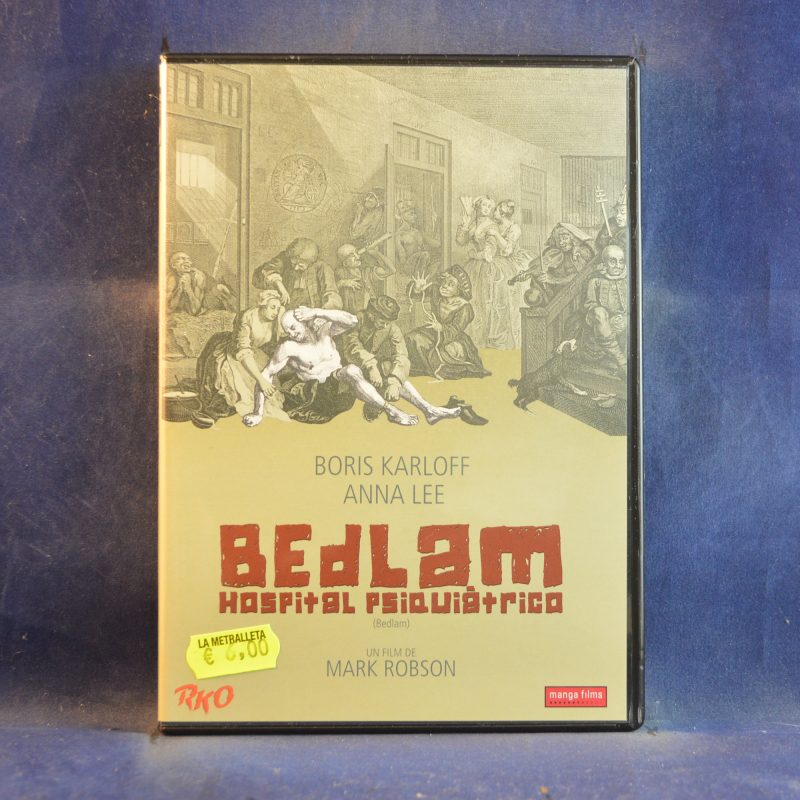 BEDLAM, HOSPITAL PSIQUIÁTRICO - DVD