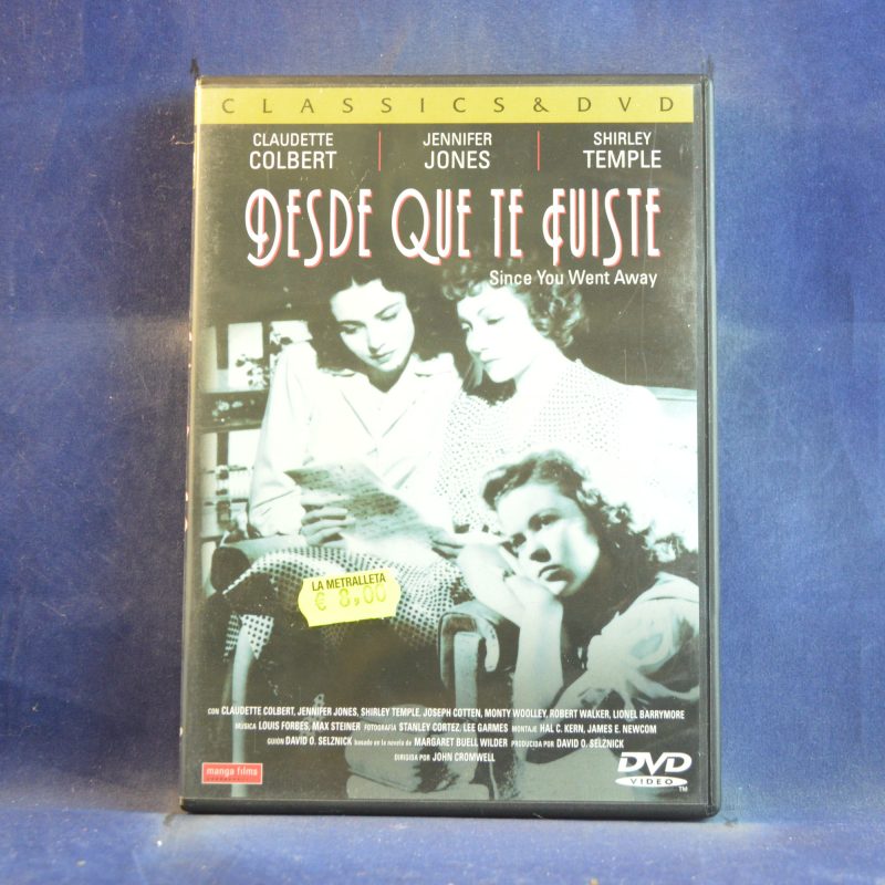 DESDE QUE TE FUISTE (SINCE YOU WENT AWAY) - DVD