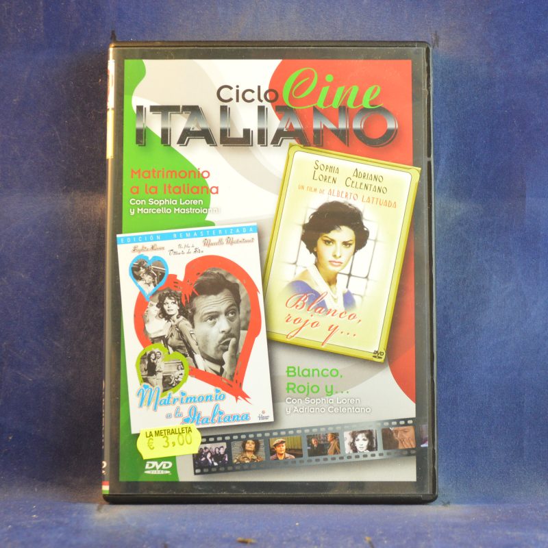 MATRIMONIO A LA ITALIANA / BLSNCO, ROJO Y... - DVD