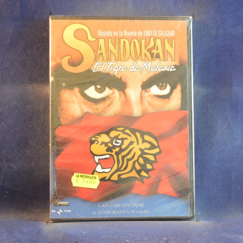 SANDOKAN, EL TIGRE DE MALASIA (3. LA CAZA DEL TIGRE - 4. SANDOKAN EN PELIGRO) - DVD
