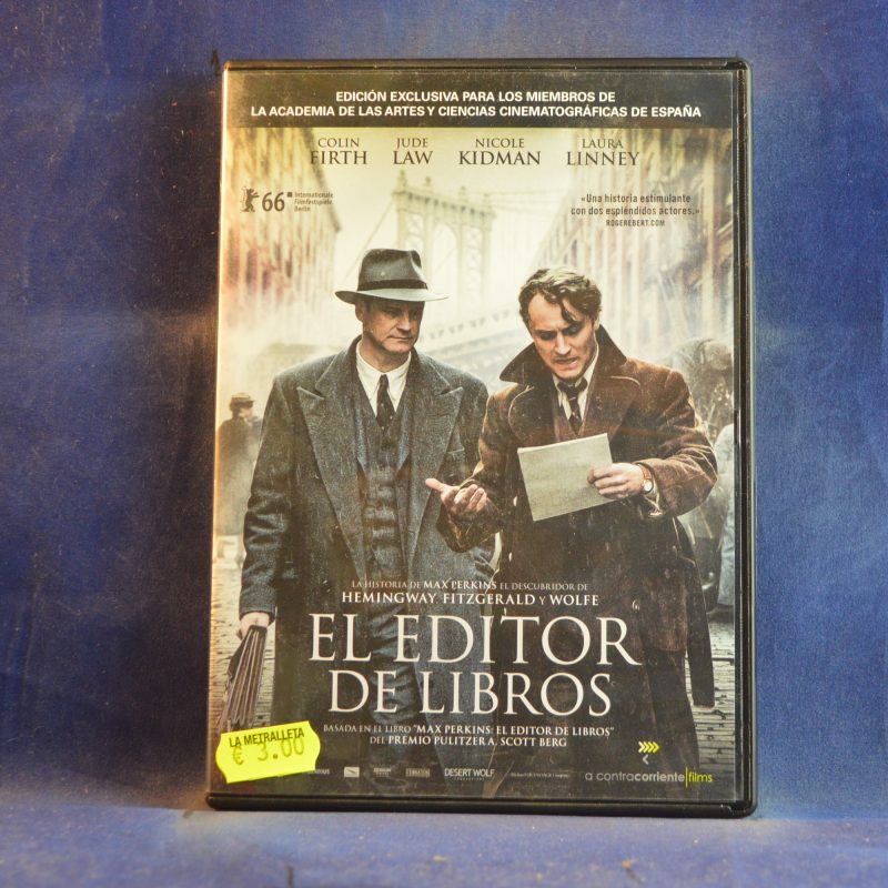 EL EDITOR DE LIBROS - DVD