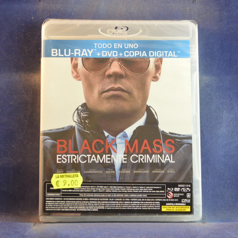 BLACK MASS: ESTRICTAMENTE CRIMINAL - BLU-RAY + DVD + COPIA DIGITAL